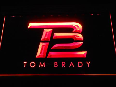 New England Patriots Tom Brady Logo LED Neon Sign